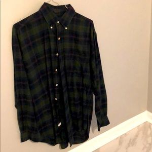 Men’s Small Plaid Ralph Lauren Button Down